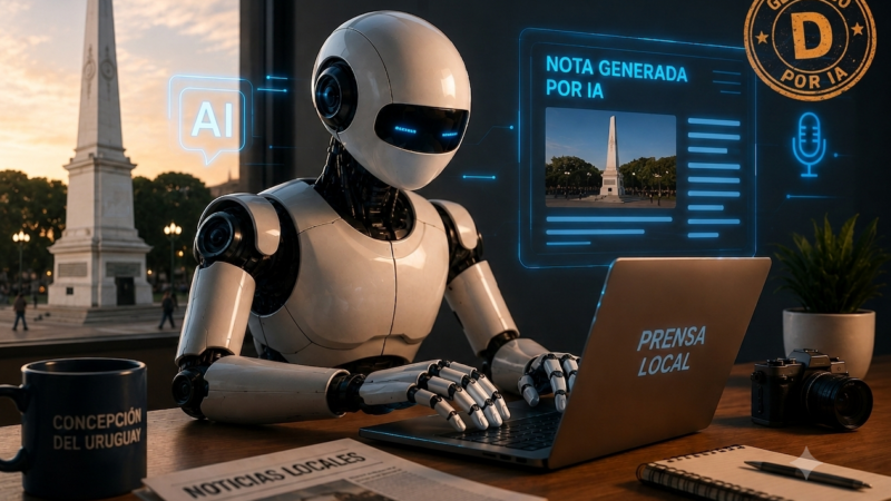 Periodismo del futuro en Concepción del Uruguay: experimentan con Inteligencia Artificial para potenciar el sitio entrerriano Dale Concepción